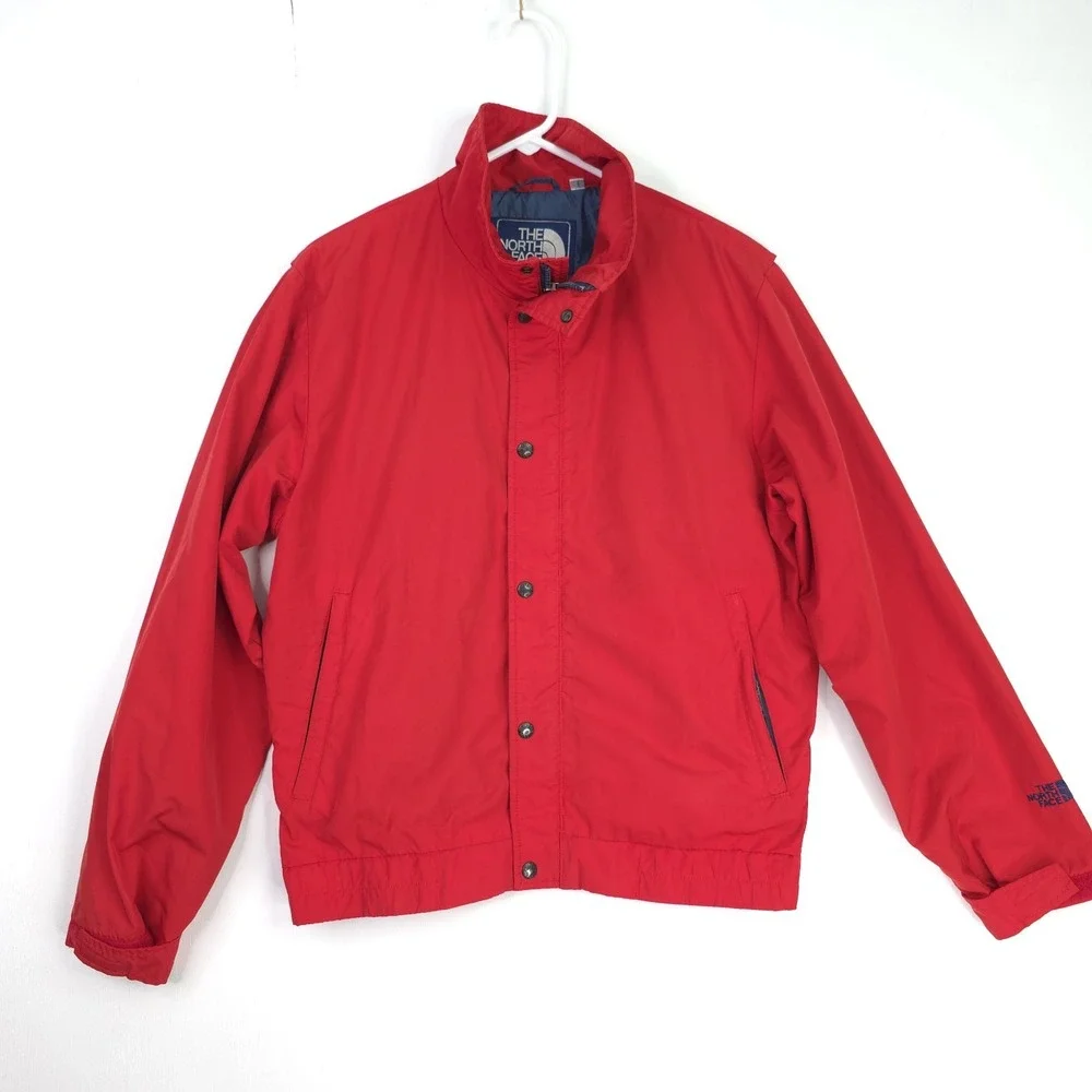 Vintage The North Face Red Jacket 1986‎ Made in Taiwan Men's M Minor Spots